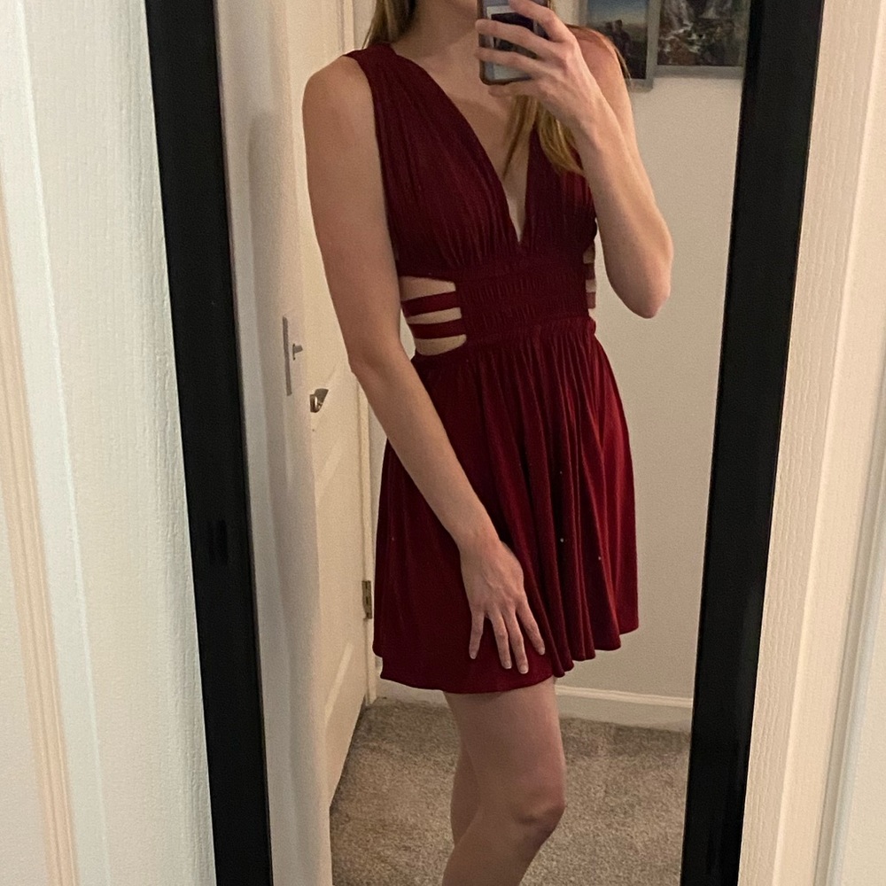 Express cut out strapy dress